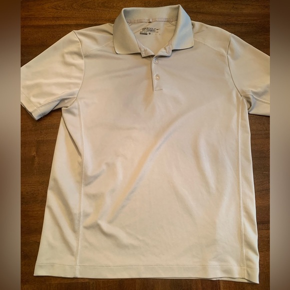 Nike Gold Tour Performance Polo Shirt Men’s Medium Gray - Picture 1 of 4
